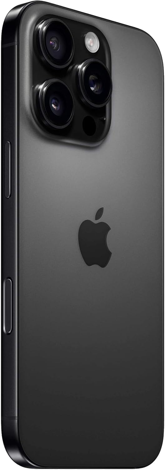 Apple iPhone 16 Pro Max, 256GB, Black Titanium - Unlocked (Renewed)