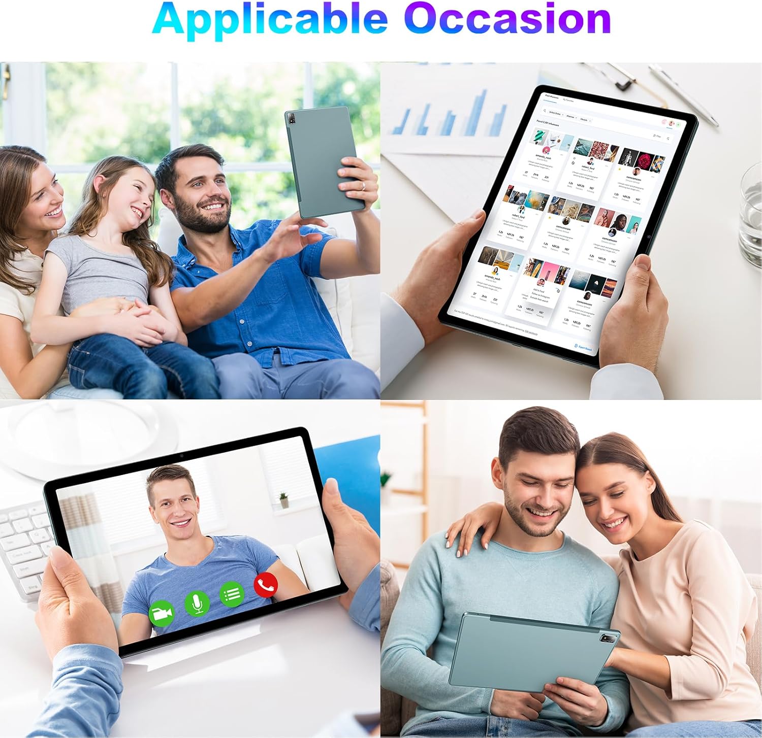 Android 13 Tablet, 11 inch Android Tablet Computer, 14(6+8GB) RAM+256GB ROM+512GB Expand, 7500mAh Battery, 2000 * 1200 IPS, WiFi, Bluetooth 5.0, GPS, Dual Camera, Widevine L1