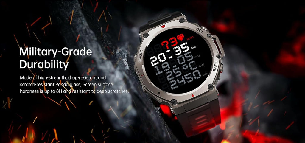 GPS Sports Smartwatch 2026 (Black)
