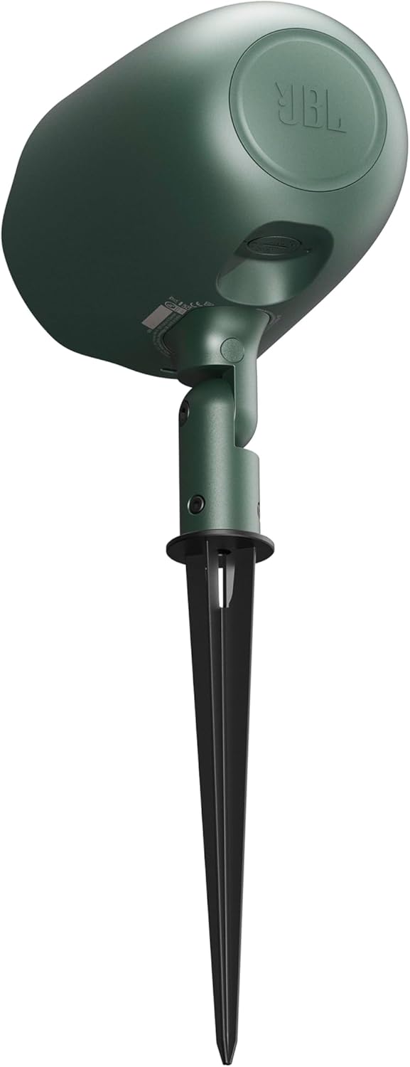 JBL Professional GSF3GN Waterproof, Ground-Stake Outdoor Landscape, Garden Speaker, 3" Coax, Green, 1 Pair of Speakers