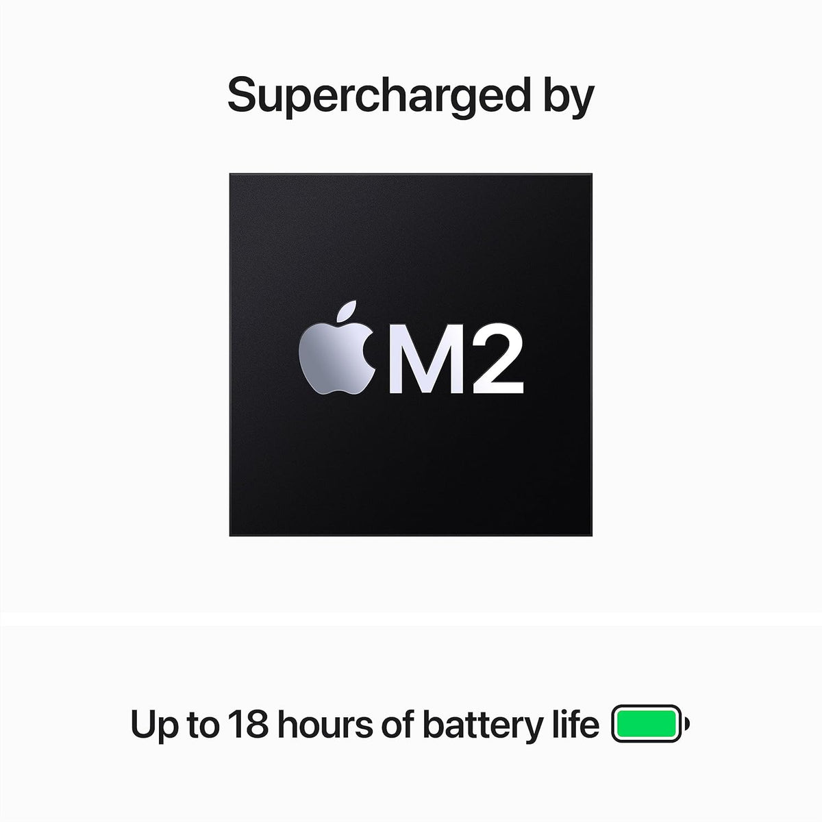 2023 Apple MacBook Air with Apple M2 Chip with 8-Core CPU/10-Core GPU (15-inch, 8GB RAM, 512GB SSD Storage) (QWERTY English) Midnight (Renewed)