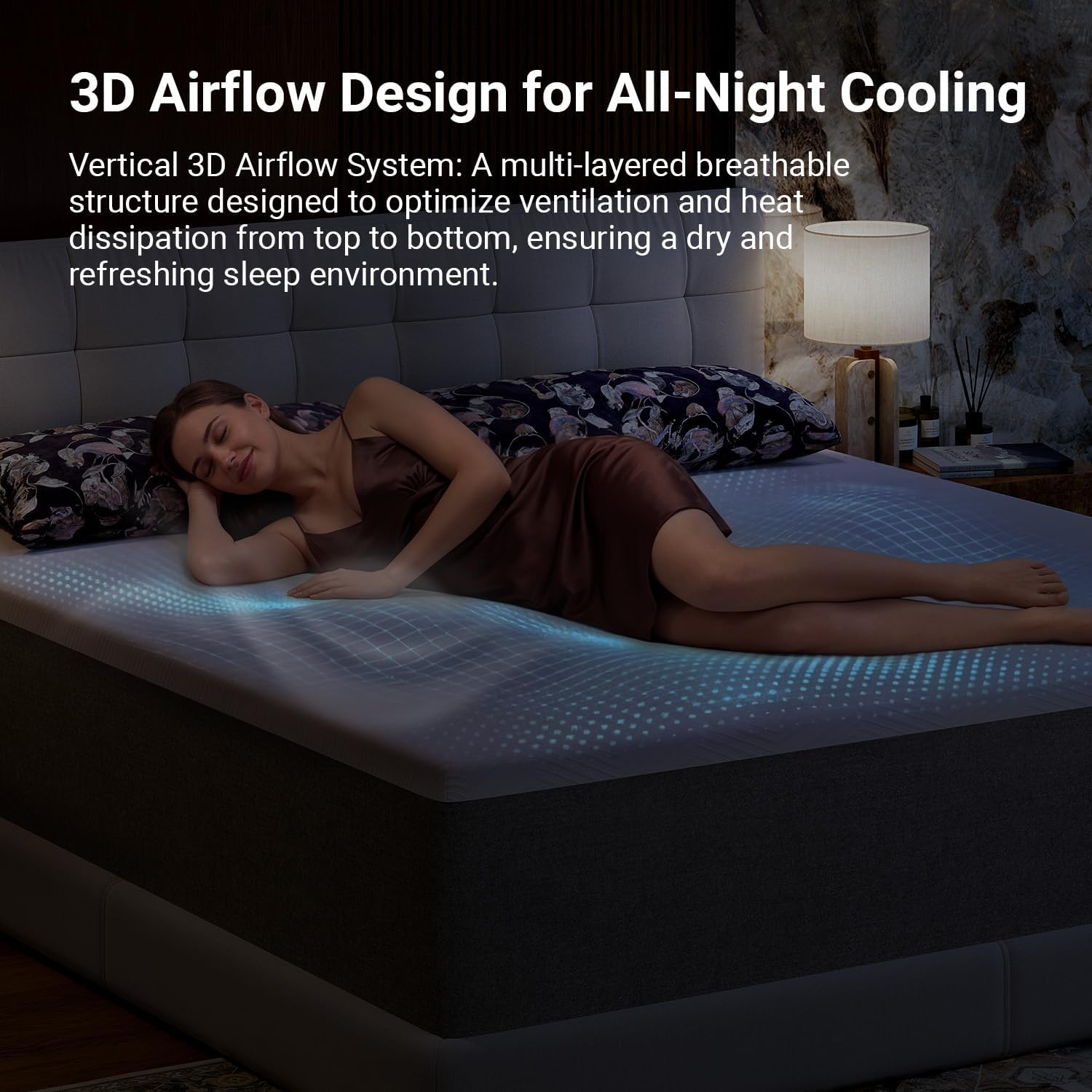 Avenco Full Size Mattress 10 Inch, Luxury Green Tea Gel Memory Foam Mattress Full for Breathable Cool Rest, Tri-Layer Support Medium Firm Mattresses in a Box for Contouring Comfort & Pressure Relief