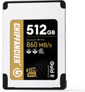 Gold II 512GB CFexpress 4.0 Type A Card VPG800 Certified Sustained Read 1780MB/s & Write 860MB/s for Photographers & Videographers - Sony Alpha FX RAW 8K/12K Video