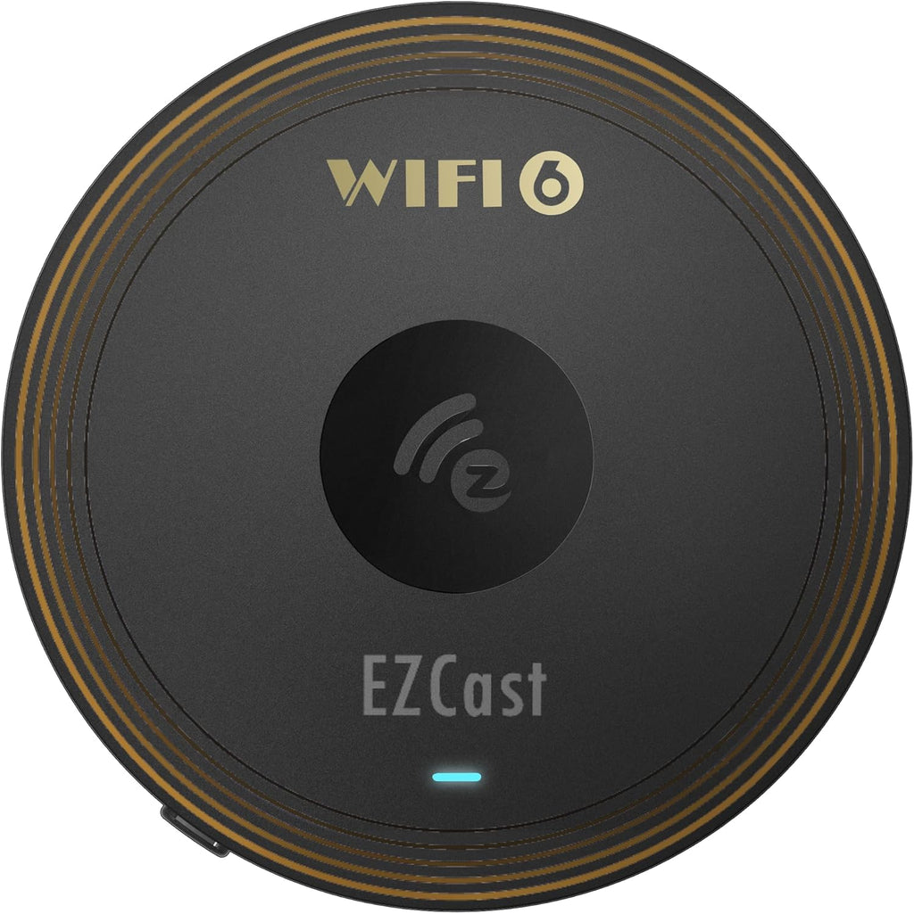 EZCast Ultra U2 4K Wireless Display Adapter – WiFi 6, HDR, DLNA AirPlay Miracast, Screen Mirror & Extend for PC, Laptop, iOS & Android