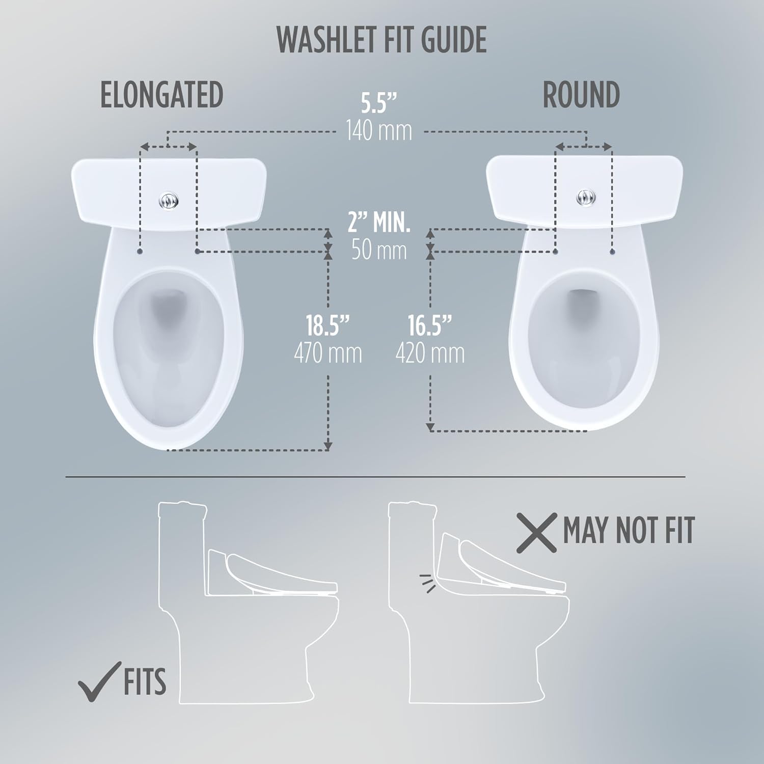 TOTO® WASHLET® S5 Electronic Bidet Toilet Seat with Instantaneous Water Heating, PREMIST and EWATER+ Wand Cleaning, Round, Cotton White - SW3445#01
