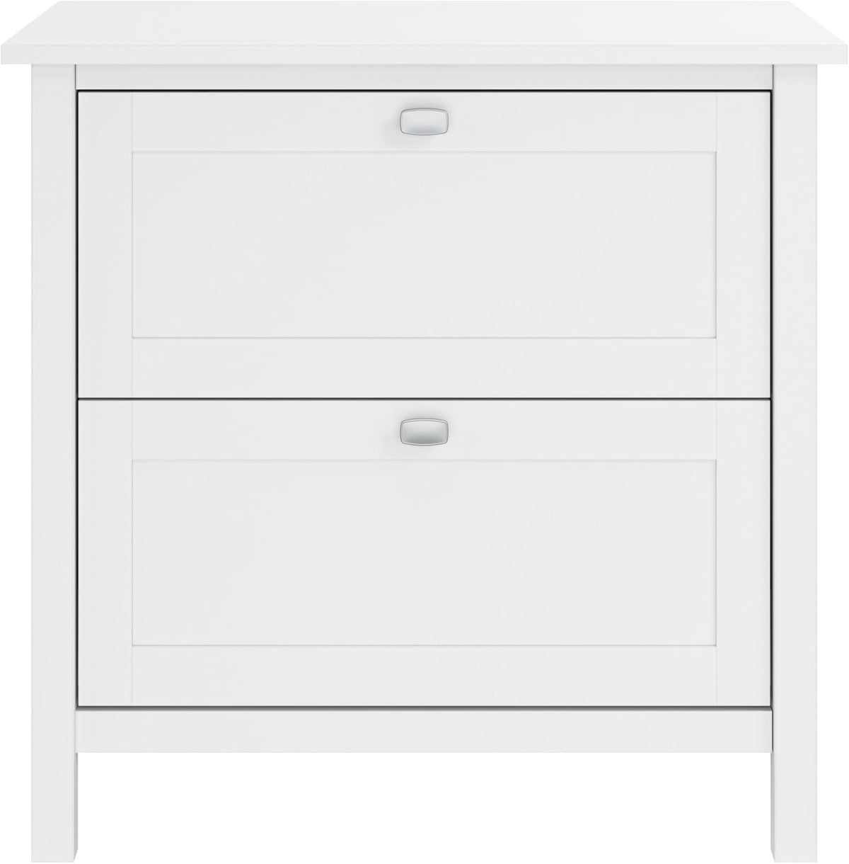 Bush Home Broadview 2 Drawer Lateral File Cabinet in Pure White