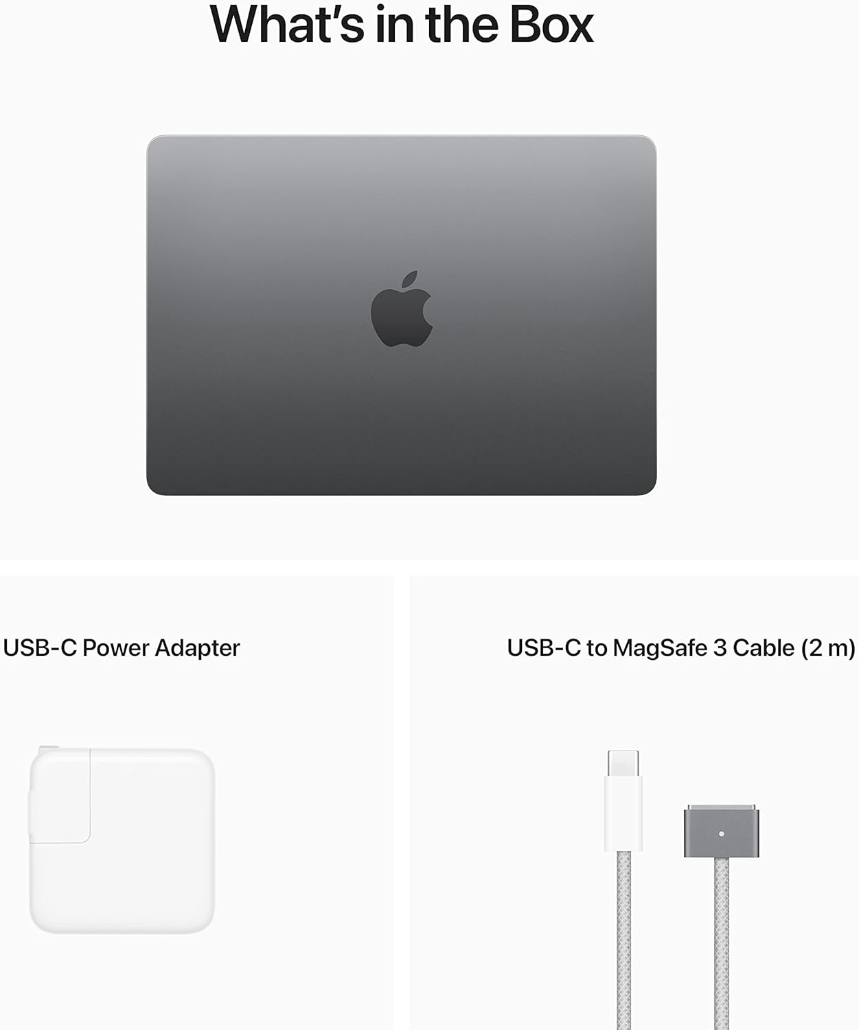 Apple 2022 MacBook Air with Apple M2 Chip with 8-Core CPU, 13-inch, 16GB RAM, 256GB Storage (QWERTY English) Space Gray (Renewed)