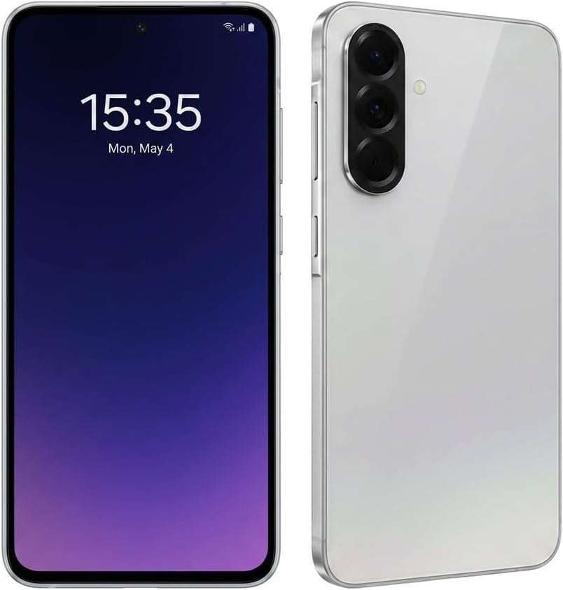 Samsung Galaxy A56 5G 2025 | 256GB, 12GB, Dual SIM | 6.7" 120Hz AMOLED, IP67 Water Resistant, Android 15 | International Model Factory Unlocked for T-Mobile & Global | 25W Charger Bundle (Light Gray)
