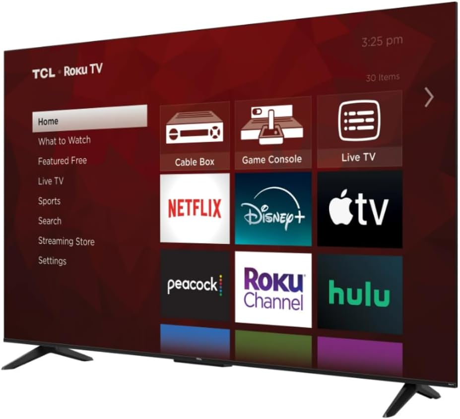 TCL 55S41BR 55" Class S4 4K Ultra HD HDR LED Smart TV (Renewed)