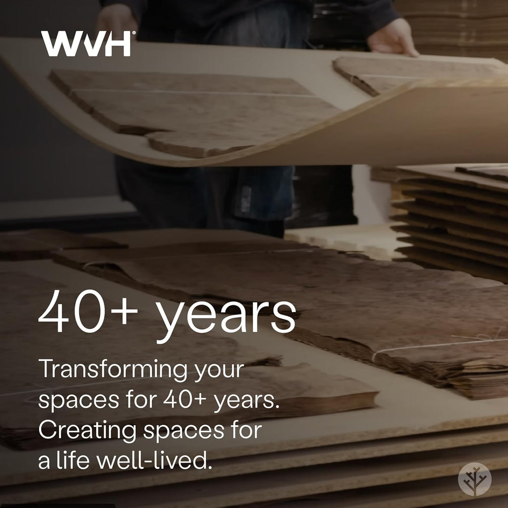 WVH Slatpanel Oak Natural Core– Acoustic 3D Textured Wood Panels for Walls & Ceilings | Decorative Panels for Homes, Offices & Studios | 2 x-94.49” x 12.6” | Real wood veneer, MDF, Felt