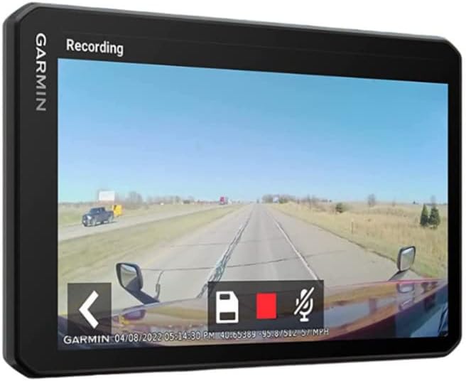 Garmin dēzlCam™ OTR710, Large, Easy-to-Read 7” GPS Truck Navigator, Built-in Dash Cam, Automatic Incident Detection, Custom Truck Routing, High-Resolution Birdseye Satellite Imagery