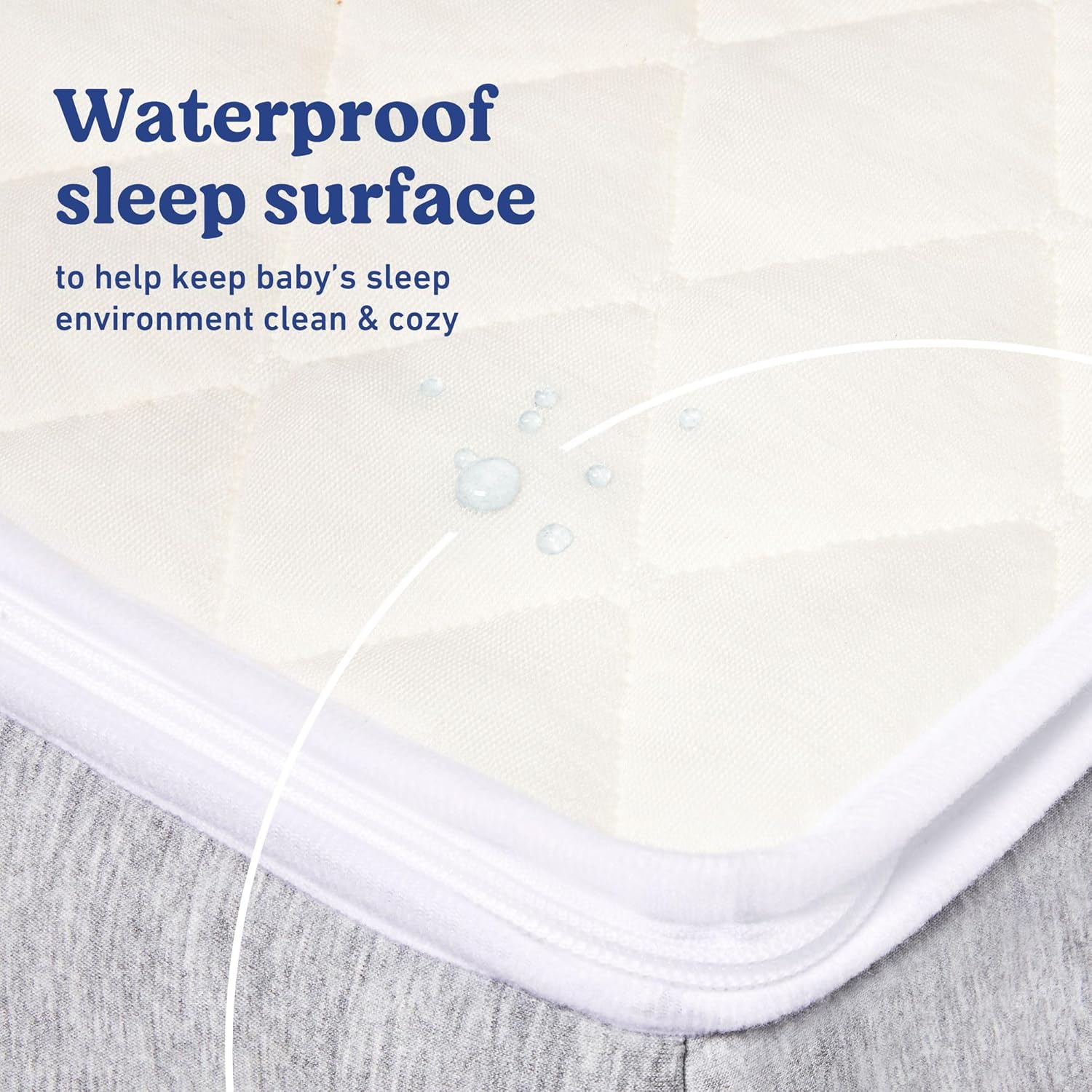 Graco Ultra 2-in-1 Premium Dual Sided Crib & Toddler Mattress - GREENGUARD Gold, CertiPUR-US Certified Foam, Machine Washable Cover with 100% Waterproof Surface, Fits Standard Crib & Toddler Beds