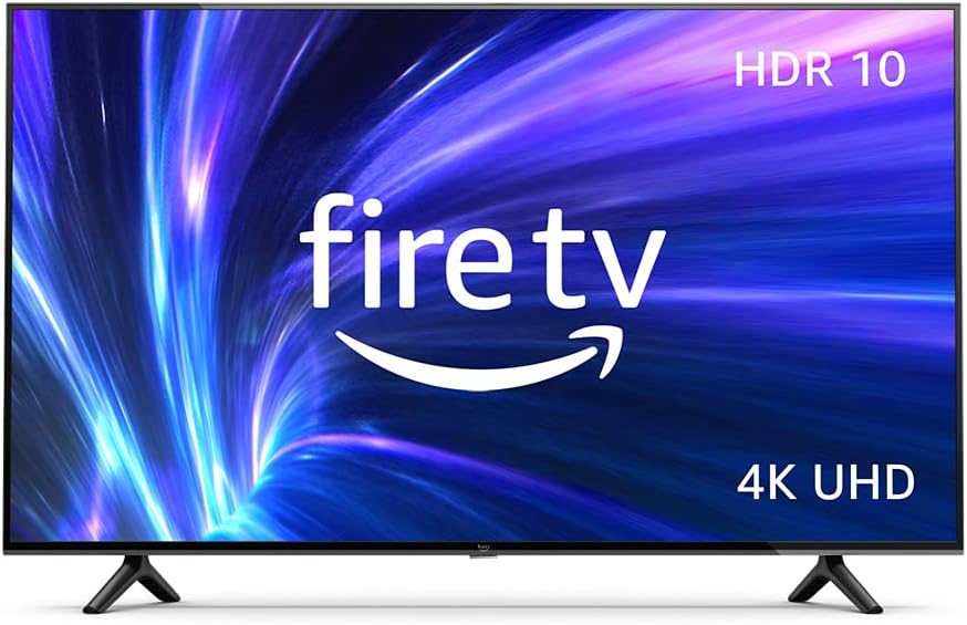Like-New Amazon Fire TV 43" 4-Series 4K UHD smart TV with Alexa Voice Remote Enhanced, stream live TV without cable