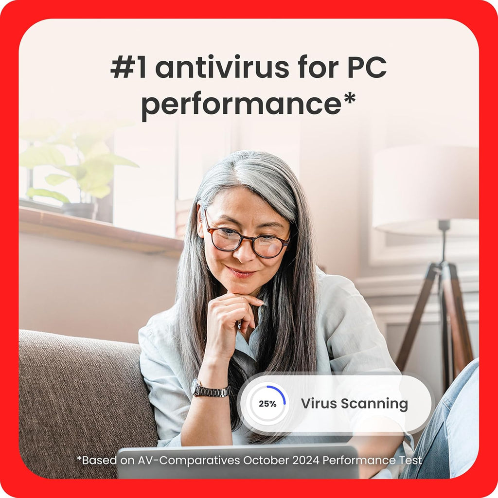 McAfee Total Protection Unlimited Devices 2025 Ready | Security Software Includes Antivirus, Secure VPN, Password Manager, Identity Monitoring | 1 Year Subscription with Auto Renewal