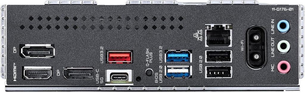 GIGABYTE B840M GAMING PLUS WIFI6E AMD AM5 mATX Motherboard, Support Ryzen 9000/8000/7000 Series, 8+2+2 Power Phase, DDR5, 2x M.2, PCIe 4.0, USB-C 3.2 Gen 1, WiFi 6E, GbE LAN, EZ-Latch, 3-Year Warranty