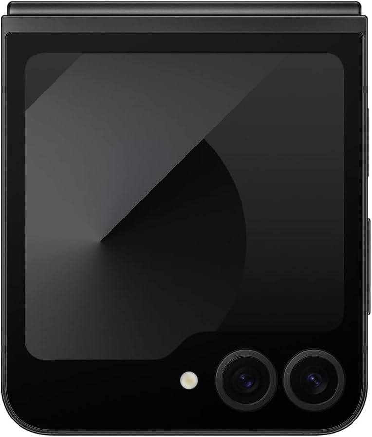 Samsung Galaxy Z Flip6, 256GB, Crafted Black - Unlocked (Renewed)