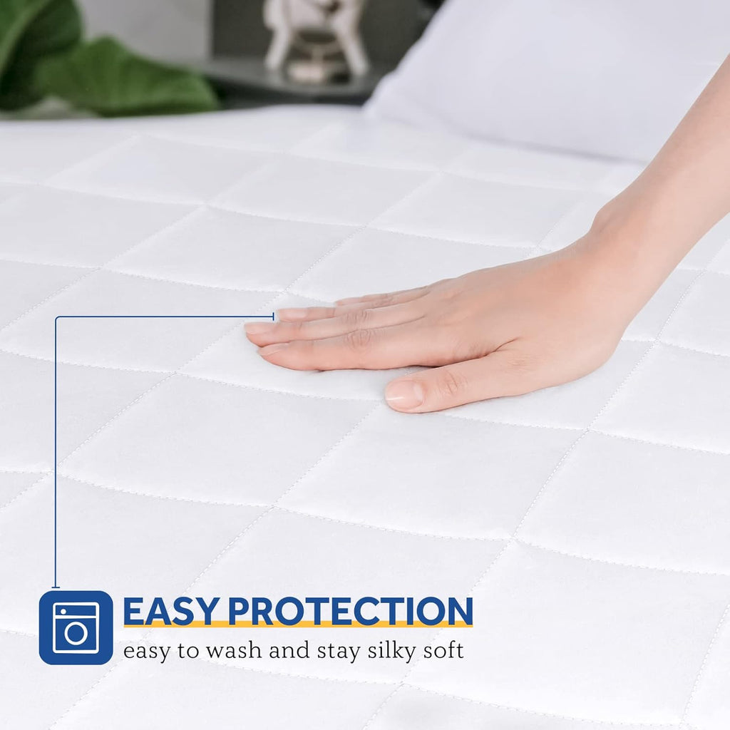Sealy Heated Mattress Pad Cal King Size 72x84 Inch | Luxury Quilted Waterproof Electric Mattress Cover with 10 Heat Setting Dual Controller & 1-12 Hours Auto Shut Off | Fit Up to 17" Deep Pocket