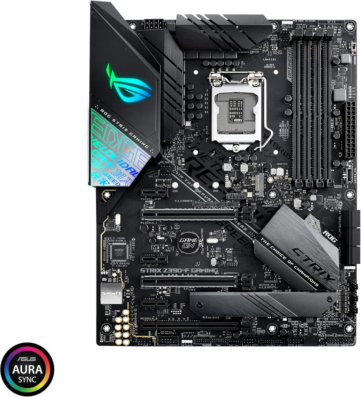 ASUS ROG Strix Z390-F Gaming Motherboard LGA1151 (Intel 8th and 9th Gen) ATX DDR4 DP HDMI M.2 USB 3.1 Gen2 Gigabit LAN
