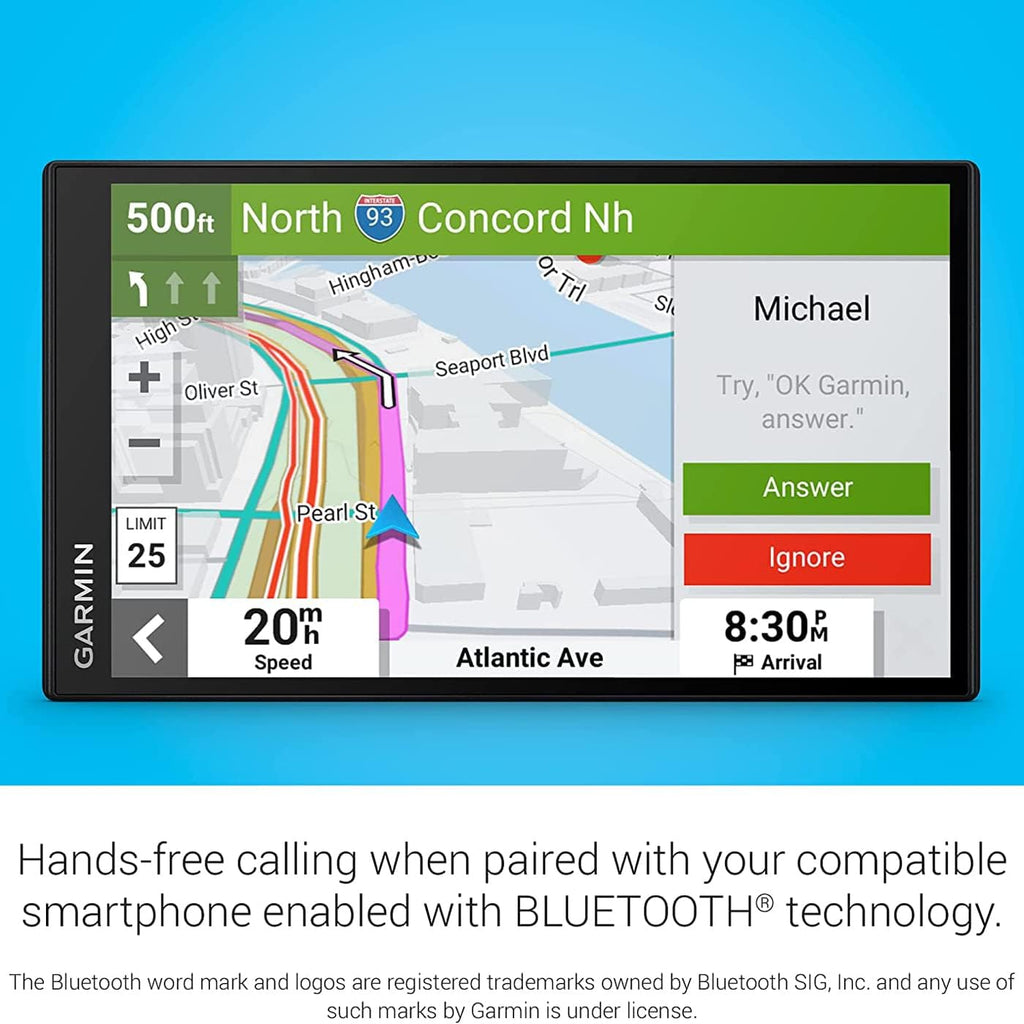Garmin DriveSmart 66 6" Car GPS Navigator (010-02469-00) | Official USA Partner Model | Bundle with 7" Hard EVA Case
