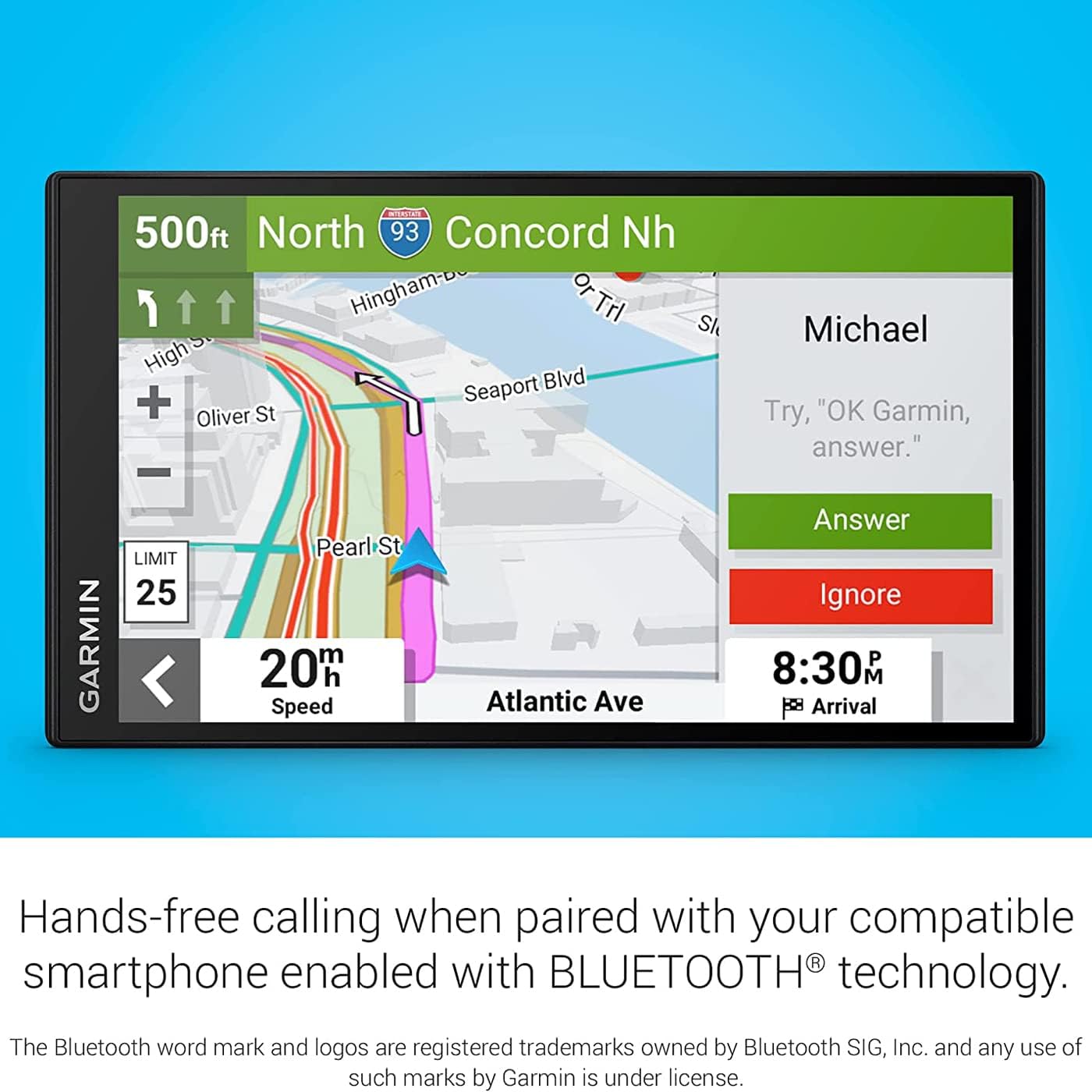 Garmin DriveSmart 66 6" Car GPS Navigator (010-02469-00) | Official USA Partner Model | Bundle with 7" Hard EVA Case