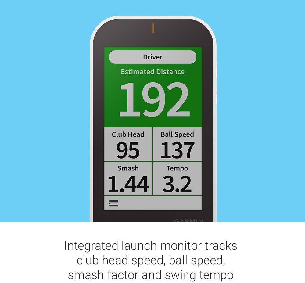 Garmin Approach G80, All-in-One Premium GPS Golf Handheld with Integrated Launch Monitor, 3.5" Touchscreen
