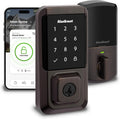 Kwikset Halo Wi-Fi Smart Lock, Keyless Entry Front Door Touchscreen Deadbolt, App Control, Grade AAA Certified, Easy Install No Hub, Venetian Bronze Finish