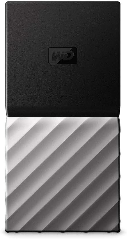 WD 512GB My Passport SSD Portable Storage - USB 3.1 - Black-Gray - WDBKVX5120PSL-WESN
