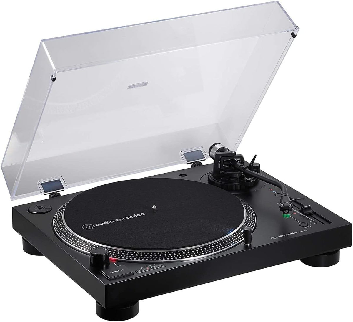 Audio-Technica AT-LP120XBT-USB-BK Wireless Direct-Drive Turntable (Analog, Wireless & USB), Fully Manual, 3 Speed, Convert Vinyl to Digital, Built-in Pre-Amp, Black