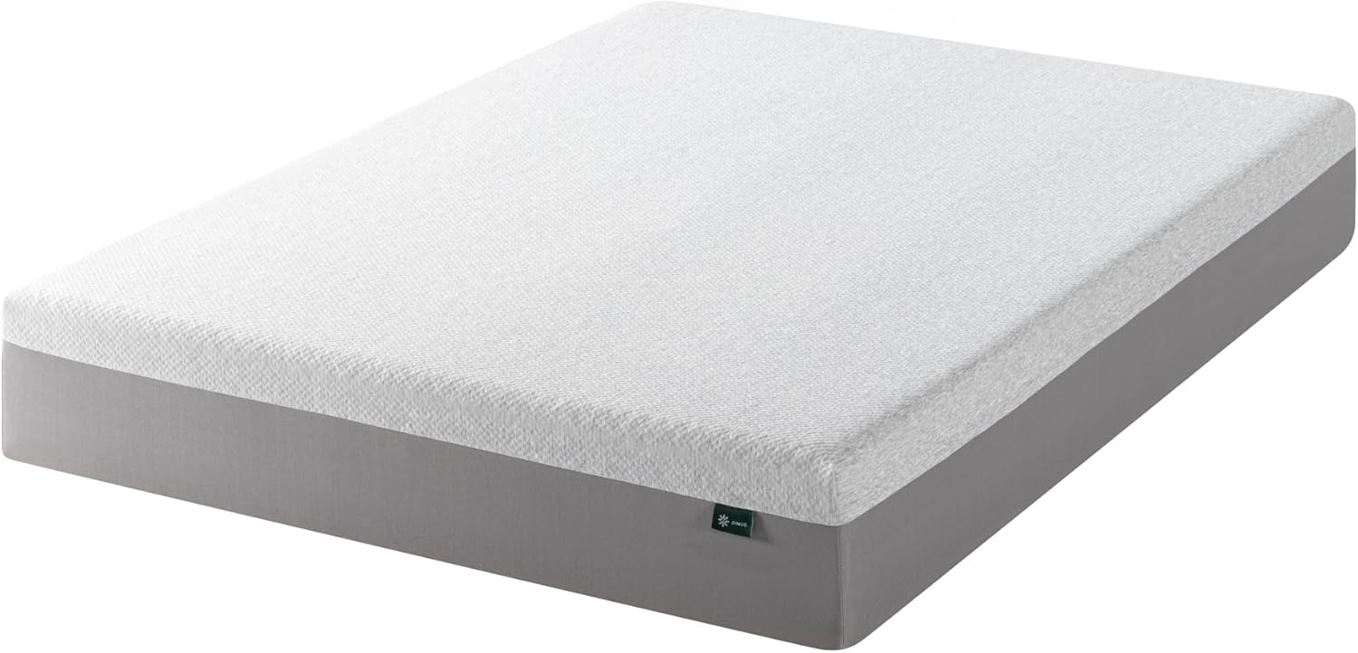 Zinus 10 Inch Ultima RV Memory Foam Mattress New Version, Short Queen, Fiberglass Free, Medium Firm Feel, Breathable Memory Foam, Certified Safe Foams & Fabric, Mattress in A Box
