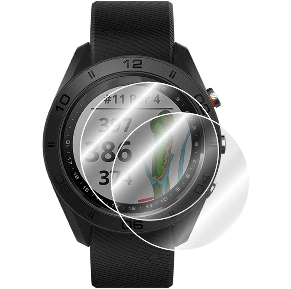 Garmin 010-02785-00 Venu 3S Health Fitness GPS Smartwatch Steel Bezel with Pebble Gray Case 41mm Bundle with Deco Essentials Charging Dock, Dust Cover 3 Pack and 2-Pack Screen Protector