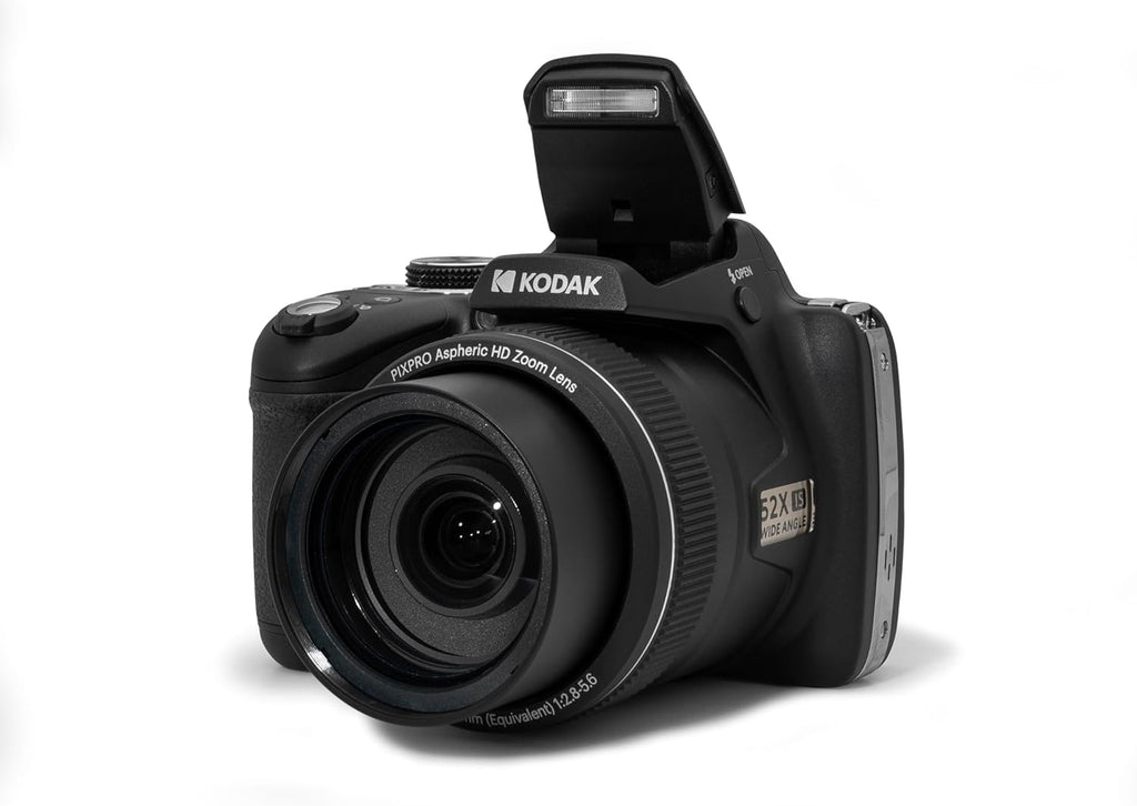 Kodak PIXPRO Astro Zoom AZ528-BK 16 MP Digital Camera with 52x Optical Zoom 24mm Wide Angle Lens 6 fps Burst Shooting 1080P Full HD Video Wi-Fi Connectivity and a 3" LCD Screen (Black)