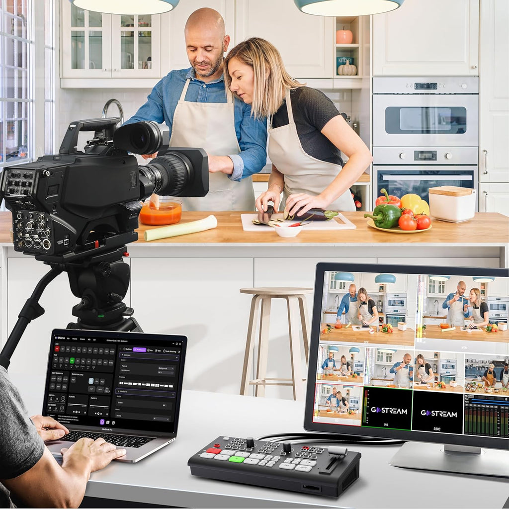 Osee GoStream Deck HDMI Pro Live Streaming Multi Camera Video Mixer Switcher with NDI Updatable