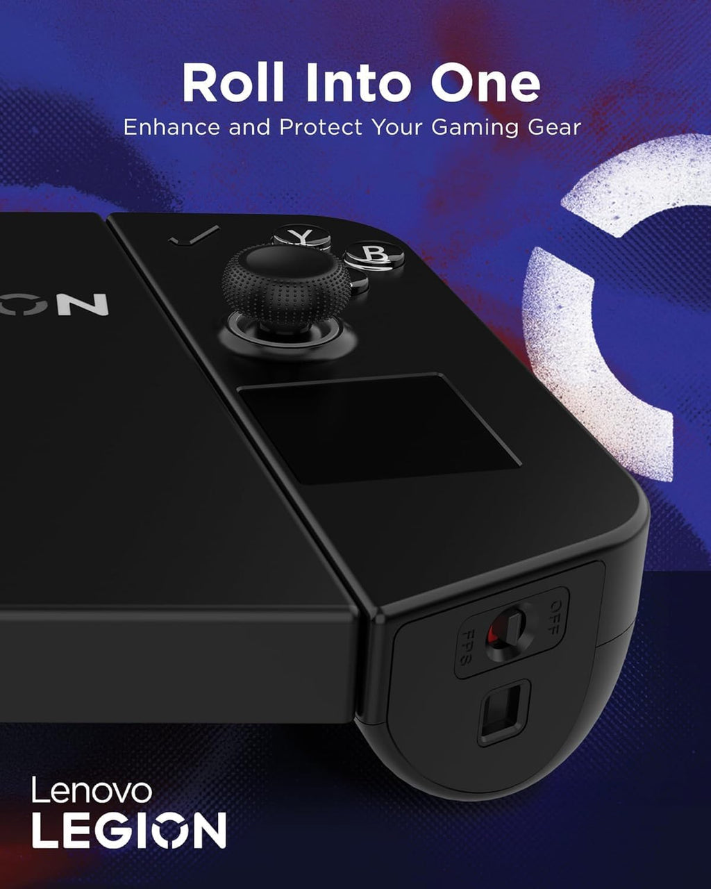 Lenovo Legion Go S 2025 8" Gaming Console Bundle with AMD Ryzen Z2 Go, 16GB/512GB, 120Hz Display & Eclipse Black Joystick Caps