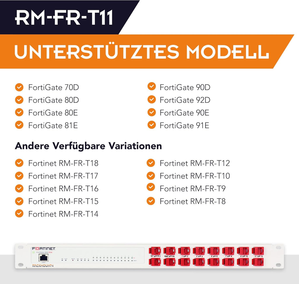 Rack Mount Kit for FortiGate
