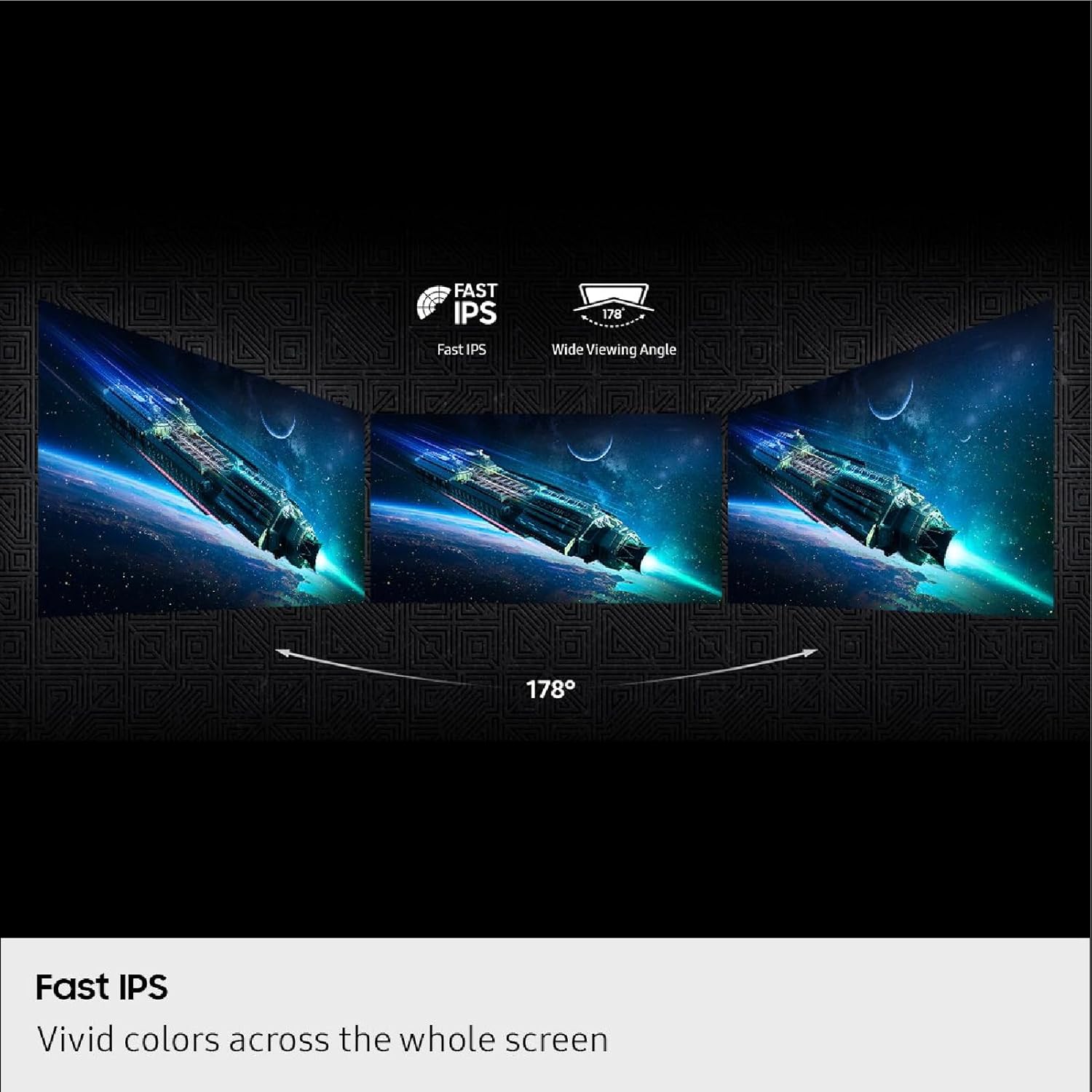 Samsung 27” Odyssey G5 G50F QHD Resolution Gaming Monitor, 180Hz Refresh Rate, Fast IPS Panel, HDR10, NVIDIA G-Sync Compatible, 1ms Response Time (GtG), AMD FreeSync™, Adjustable Stand, LS27FG502ENXZA