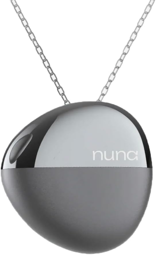NUNA Pendant – Smart Necklace for Mood Emotion Monitoring Tracking, Mindfulness Vibration Waves, Meditation Support, Hourly Story of Mood Snapshot, Emotional Awareness App, Smart Wellness Wearable