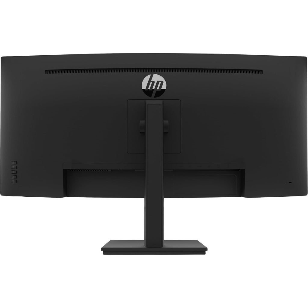 HP P34hc G4 Curved USB-C Monitor - 34" WQHD (3440 x 1440) Display, 60Hz, Built-in Speaker, Low Blue Light, Adjustable Stand (Height/Tilt), USB Hub, HDMI, DisplayPort