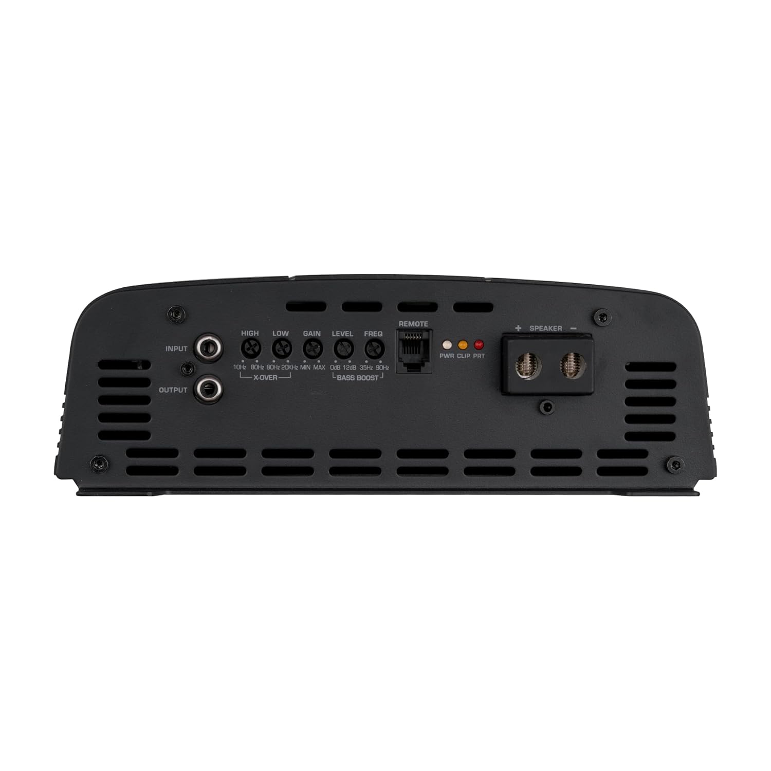 Audiopipe 5000 Watts Full Range Class D Mosfet Amplifier (APHF-5000D-H2), 4-Point Protection System, 2 Ohm, BTL Mode, Remote Bass Control Knob