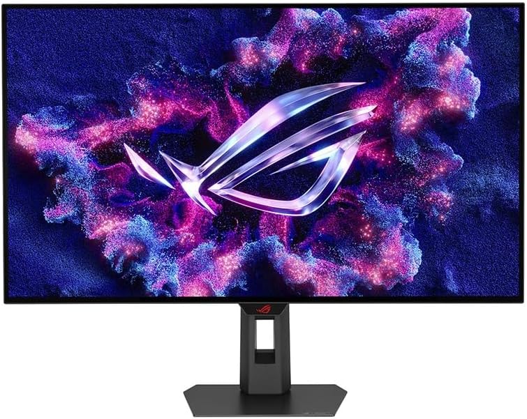 ASUS ROG Strix 32” 4K OLED Gaming Monitor (XG32UCWMG) - TrueBlack Glossy, Dual Mode(4K@240Hz, FHD@480Hz), 0.03ms, G-SYNC Compatible, Neo Proximity Sensor, USB-C, HDMI 2.1, 3 yr Warranty