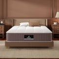 Twin XL Mattress, 8 Inch Hybrid XL Twin Size Mattress in a Box, Cooling Gel Memory Foam Mattresses with Pocket Spring, Pressure Relief, Fiberglass-Free, Motion Isolation, Medium Firm, 365-Night Trial