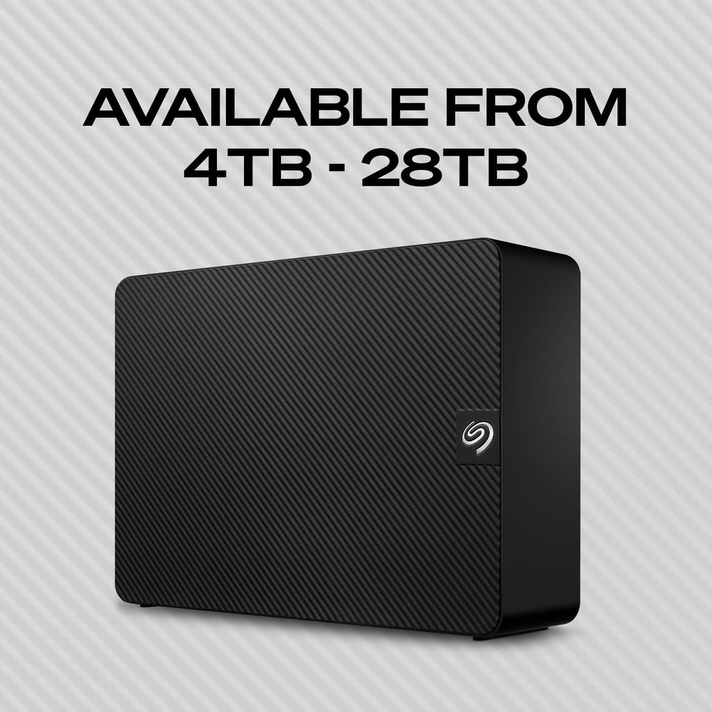 Seagate Expansion 8TB External Hard Drive HDD - USB 3.0, with Rescue Data Recovery Services (STKP8000400)
