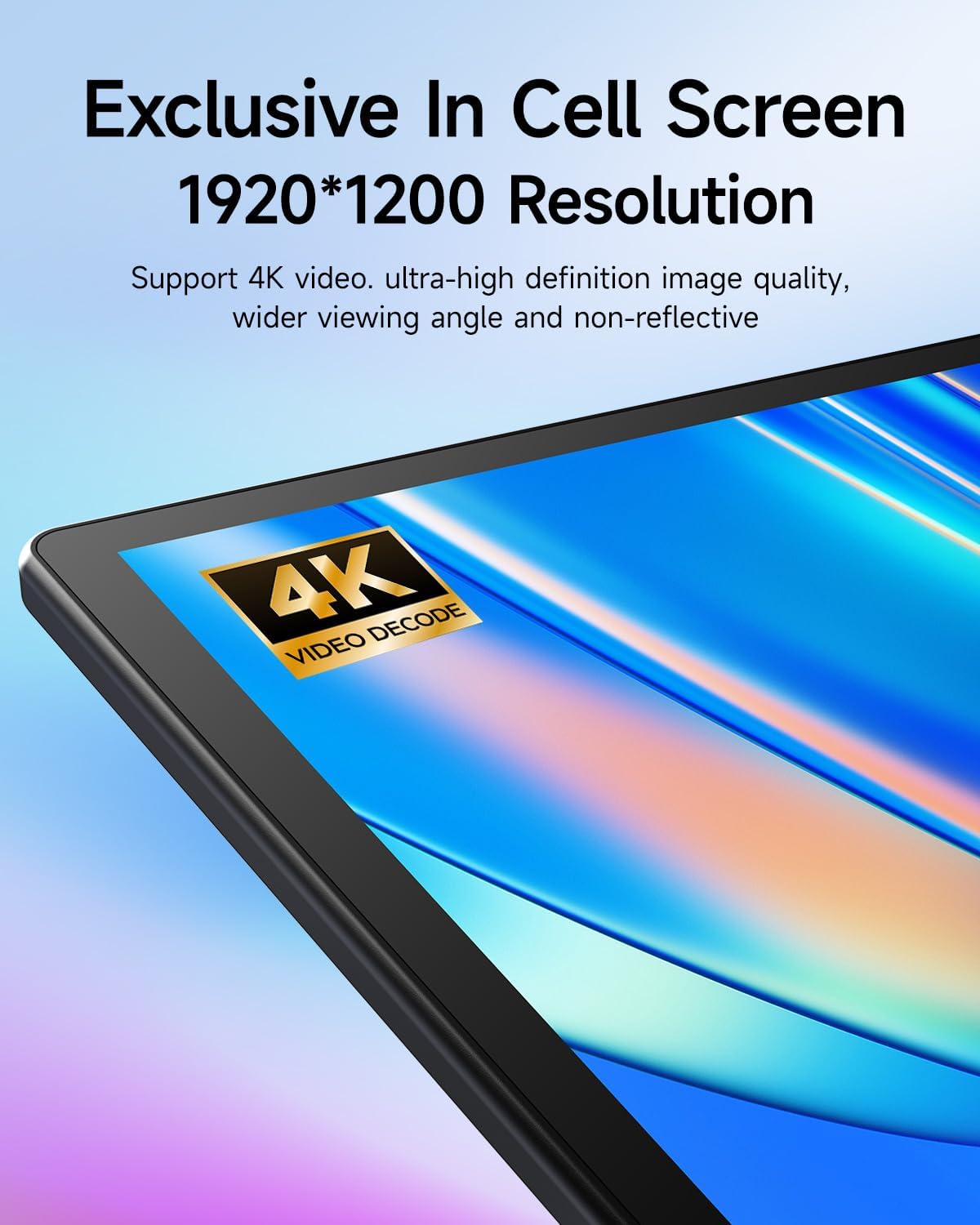 13" Android 13 Car TV for Back Seat, Headrest Monitor for Car Portable Touchscreen Rear Seat Entertainment System, Support Phone Wireless Mirror Link, HDMI in/TF Card/USB/4K Video Playback (1*pc)
