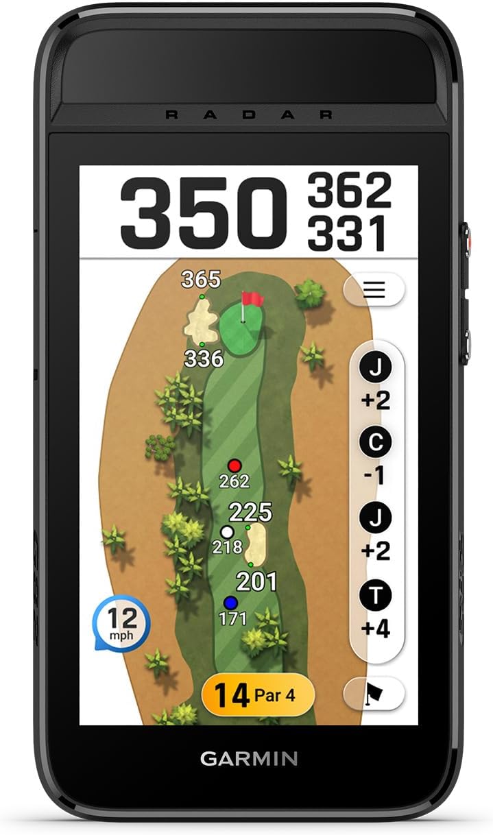 Garmin Approach® G82, Portable Golf Launch Monitor, Premium GPS Handheld, Large Color Touchscreen