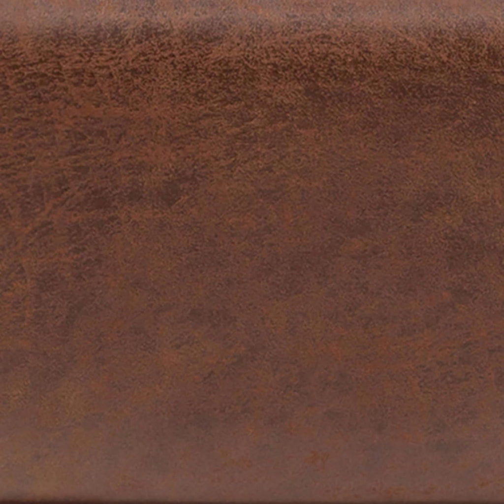 SIMPLIHOME Owen XL Square Coffee Table Storage Ottoman - 40 inch Wide Upholstered Vegan Leather Lift-Top Ottoman in Distressed Saddle Brown, Mid-Century Modern Ottoman for Living Room with Storage