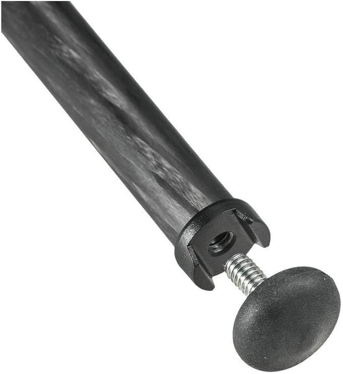 Manfrotto XPRO Carbon Fiber 4-Section Monopod (MPMXPROC4US) Black