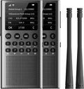 CHOYONG WT2 Network Walkie Talkie, Long Range Two-Way Radio with FM/AM/SW Receive, WiFi/4G POC Group Communication, GPT Voice Search, 2500mAh Rechargeable Battery, Black