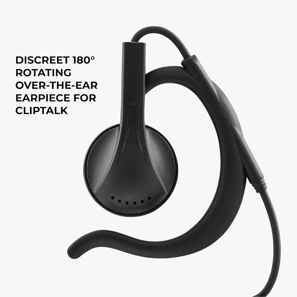 CLIPTALK Micro Wearable Walkie Talkie with Mobile App – Ultra-Portable Clip-On Two-Way Radios, VOX Hands-Free, USB-C Rechargeable FRS Radio, 22 Channels 121 Privacy Codes (2-Pack, Black)