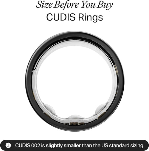 002 - AI Smart Ring, No Subscription Fee, 10-Day Battery Life, Sleep/Sport/Stress/Heart Rate/HRV/Blood Oxygen/Women's Health/Biological Age Tracker, Titanium, 5ATM Waterproof (Black, 9)
