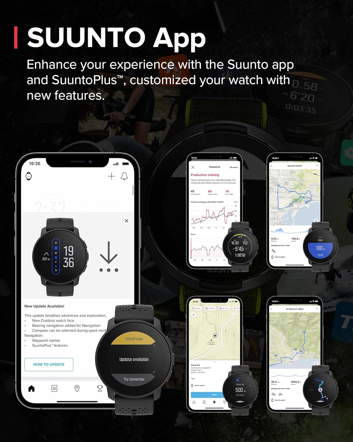 SUUNTO 9 Peak and Peak Pro Sports GPS Watch for Demanding, Performance Driven Athletes and Adventurers