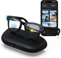 AI Smart Glasses, 8MP HD Camera Glasses With AI Assistant and 3600mAh Charging Case, Translation Glasses with 164 Languages and Color-Change Lens, Music & Hands-Free Calls, UV & Blue Light Protection